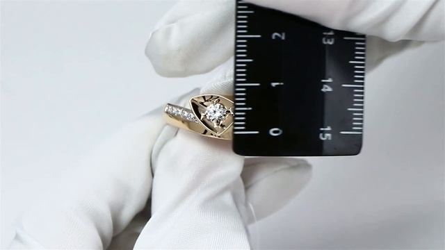 Золотое кольцо Александра с Swarovski кл3599-62ск смотреть онлайн