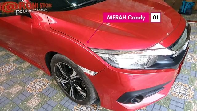 Honda civic turbo wrapping merah metalic dof #modified #modifikasi #civicturbo смотреть онлайн