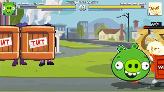 MUGEN Battle 61: Minion Pig vs Demon Sunset Shimmer