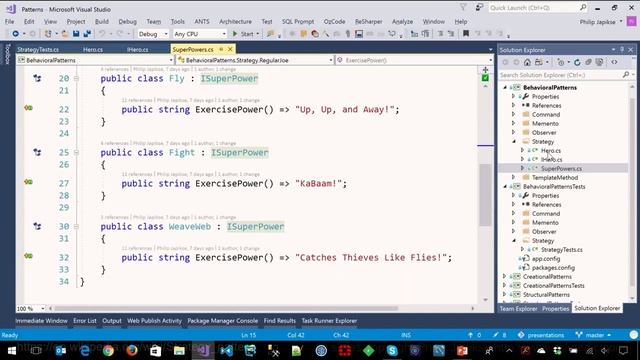 #2 Design Patterns in C# : Strategy Behavioral Pattern with Robert Green and Phil Japikse смотреть онлайн