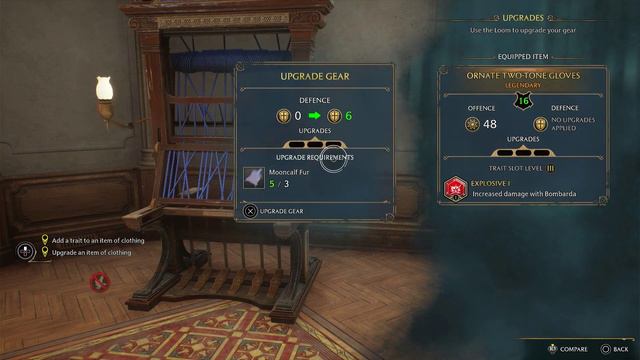 Add a trait to an item of clothing Hogwarts Legacy смотреть онлайн