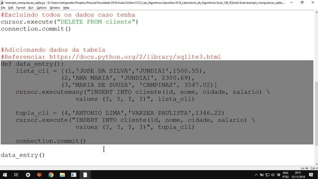 2018-11-12 - CCO - LAB ALG - AULA 12 - PARTE 02 смотреть онлайн