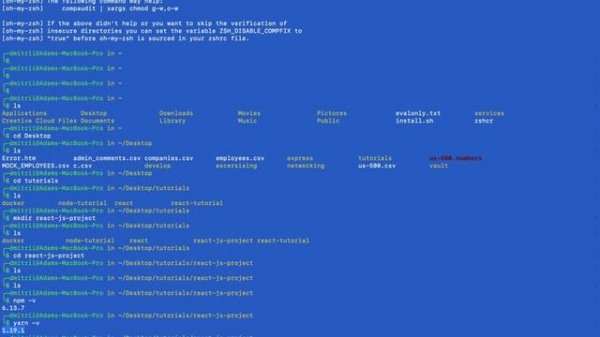 React JS crash course tutorial 2 - installing react app