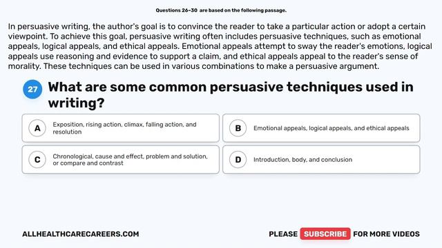 TEAS 7 Practice Test 2023 (60 Questions with Explained Answers) смотреть онлайн