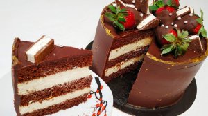 Торт "МОЛОЧНЫЙ ЛОМТИК"- ВОСТОРГ! Необыкновенно красивый торт с фруктами!.mp4