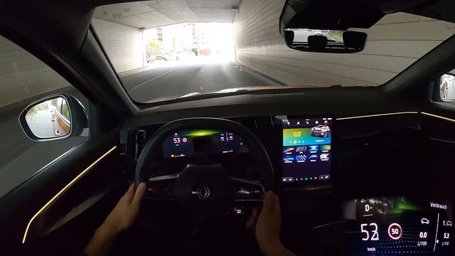 2023 Renault Austral 160 Esprit Alpine MHEV 158 PS CITY POV DRIVE with Fuel Consumption смотреть онлайн