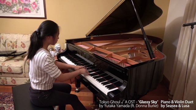 Tokyo Ghoul - Glassy Sky Piano + Violin Duet смотреть онлайн