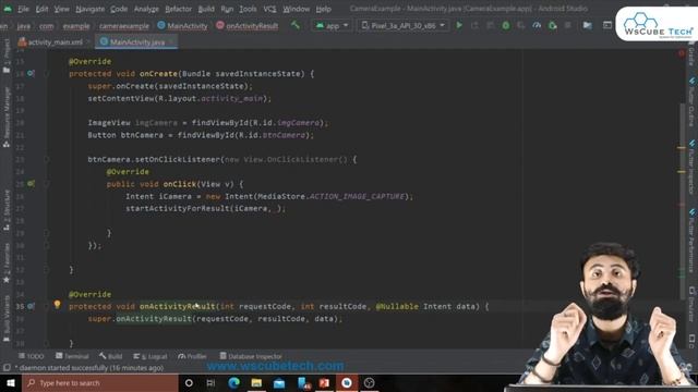 Upload Image using Camera - Get Image from Camera | Android Studio Tutorial смотреть онлайн