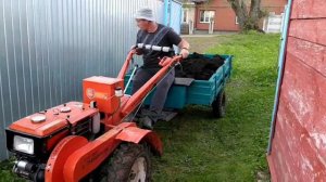 Мотоблок Кентавр год в моих руках. Возим навоз. 🤢