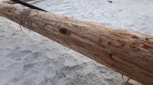 Рубка сруба в лапу