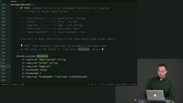 7 Decoding JSON Solution смотреть онлайн
