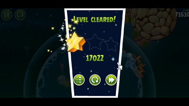 Angry Birds Space Pig Dipper Walkthough (2x Speed)