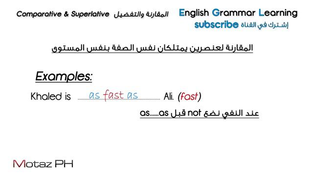 ✔✔ Comparative and Superlative - تعلم اللغة الانجليزية - المقارنة والتفضيل смотреть онлайн