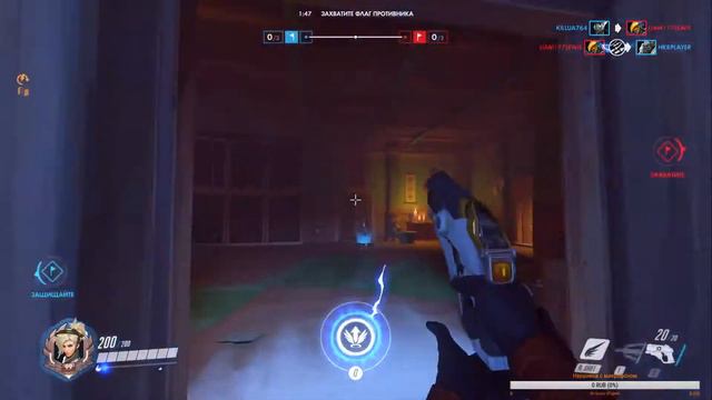 Overwatch - играю в аркаду и быстрый матч смотреть онлайн