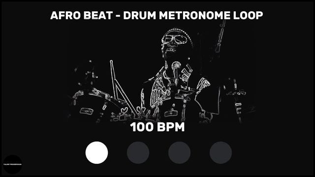 Afro Beat | Drum Metronome Loop | 100 BPM смотреть онлайн