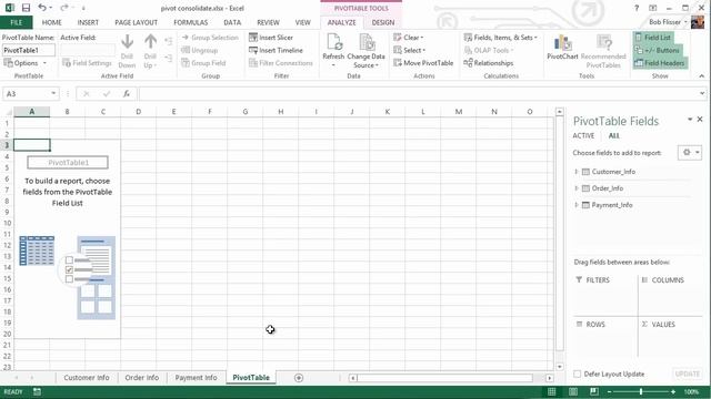 Advanced PivotTables: Combining Data From Multiple Sheets