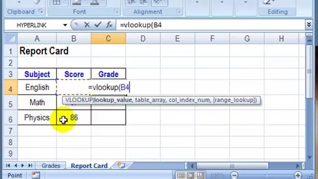 Convert Percentages to Letter Grades With Excel VLOOKUP смотреть онлайн