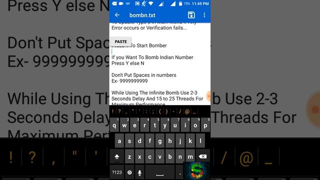 TBomb - SMS Bomber - Bomb Any Number LATEST Trick