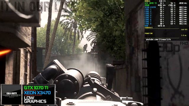 Call of Duty Modern Warfare 2 | Remastered | Xeon x3470 + GTX 1070 Ti | Frame Rate Test [1080p] смотреть онлайн