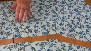 Платье на кулиске за полтора часа. Раскрой сразу на ткани.mp4