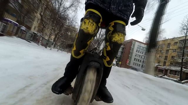 Ninebot Z10, winter ride смотреть онлайн