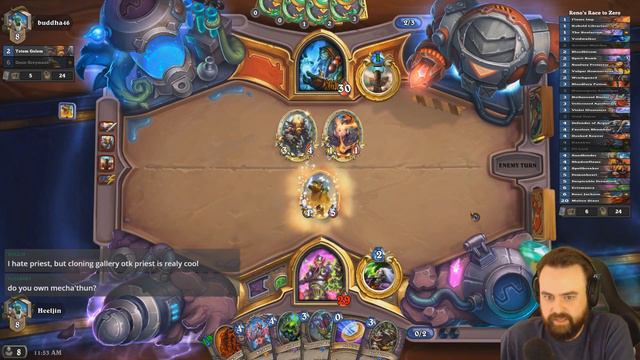 Reno's Race to Zero Warlock | Journey into Wild 119 | Hearthstone | Boomsday Project смотреть онлайн