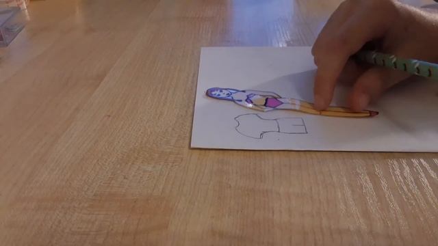 Рисуем кукле школьную и физкультурную форму ??? смотреть онлайн