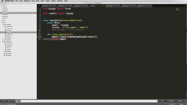 Try Django 1.8 Tutorial - 12 of 42 - Form Validation - Learn Django смотреть онлайн