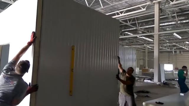 Монтаж холодильной камеры из сэндвич панелей смотреть онлайн