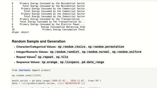 Random Data Reproducible Example in Python Pandas смотреть онлайн