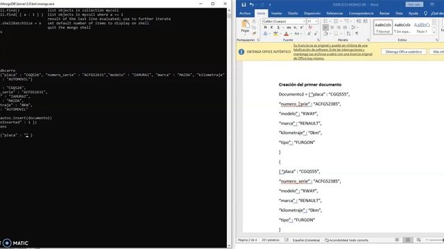 INSTALACION Y PRUEBA DE FUNCIONAMIENTO EN MONGO DB смотреть онлайн