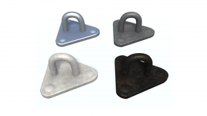 3D модель. Рым E. 3D Model. Eye ring E.