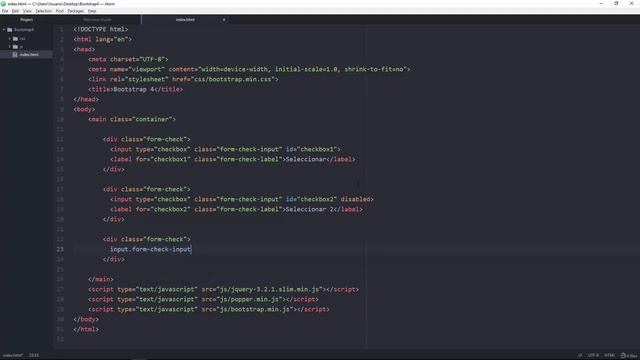 Curso de Bootstrap 4: Control Checkbox y Radio. смотреть онлайн