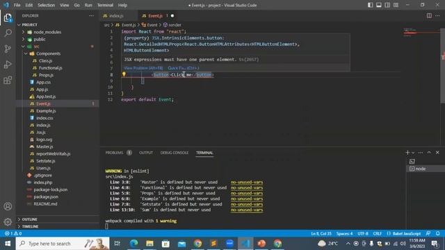 React JS Complete Course in Urdu/Hindi | What is Event Handling? Example # 11 смотреть онлайн