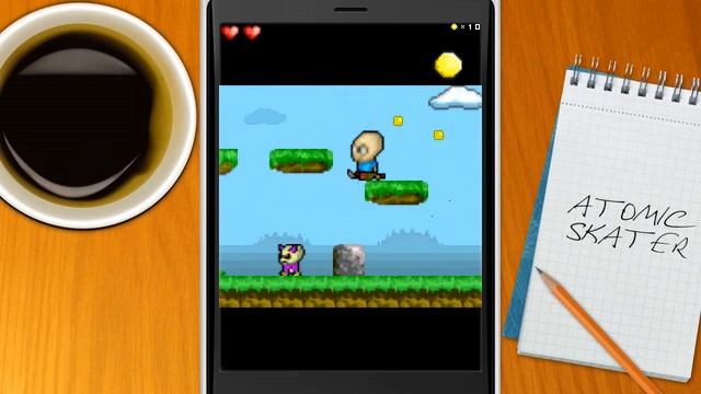 Atomic Skater (Java Game) смотреть онлайн