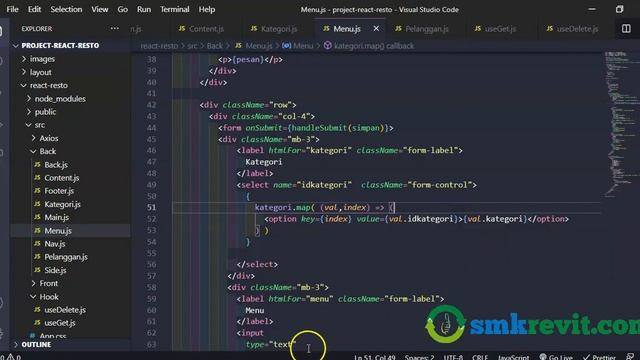 Tutorial Belajar React JS #35 Project Aplikasi Restoran Upload Image смотреть онлайн