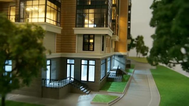 Макет ЖК АФАНАСЬЕВСКИЙ. Макетная мастерская EZZOmodels