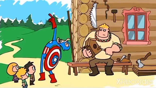 Озвучка Дурацкий русский и Американец (делали правда целый час) (хотите ишо озвучку от сестрой) смотреть онлайн