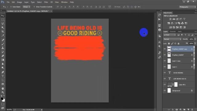 Vintage Bicycle T-Shirt Design For Teepublic | Photoshop T Shirt Design Tutorial смотреть онлайн