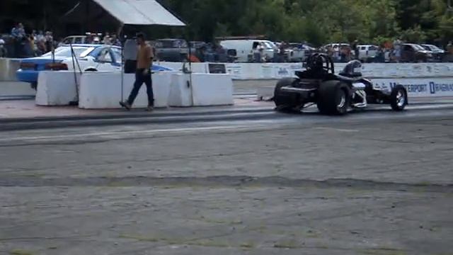 ford thunderbird vs. altered dragster at winterport 1/8th mile dragway смотреть онлайн