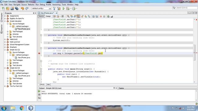 Grade Calculator (GUI) - JAVA Project смотреть онлайн