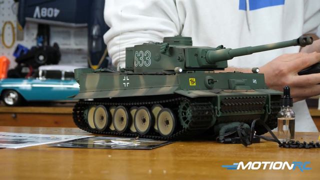 Heng Long German Tiger 1 S33 1/16 Scale RC Tank | Motion RC смотреть онлайн