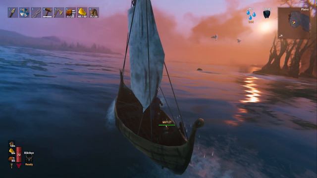 Sailing The Ocean Blue | Two Idiots Play Valheim | Ep. 14 w Waffles смотреть онлайн