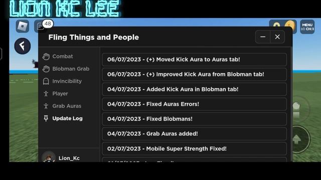 ?Roblox script hack?|map fling things and people|mobile/PC|Lion Kc Lee смотреть онлайн