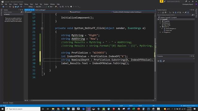C# Training - 07 - Strings and Parsing (ToUpper, Substring, IndexOf, Replace) смотреть онлайн