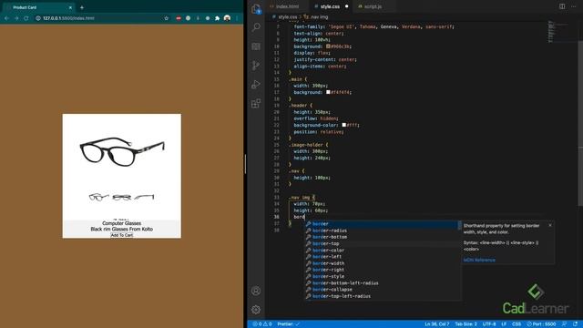Product Card component Design With HTML CSS & Javascript смотреть онлайн