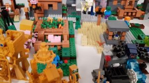 Строим Самоделку Майнкрафт на 9358 деталей из всех Китайскийх лего конструкторов Мастер Славика