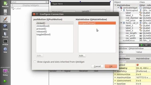 Qt Connect Signals to Slots in QT Creator смотреть онлайн