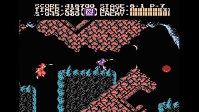Dendy (Famicom,Nintendo,Nes) 8-bit Ninja Gaiden 2 The Dark Sword of Chaos Act 6