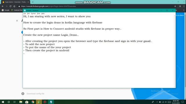 Login Demo With Firebase(Kotlin) Part 1- How to Connect To Firebase In Proper Way смотреть онлайн